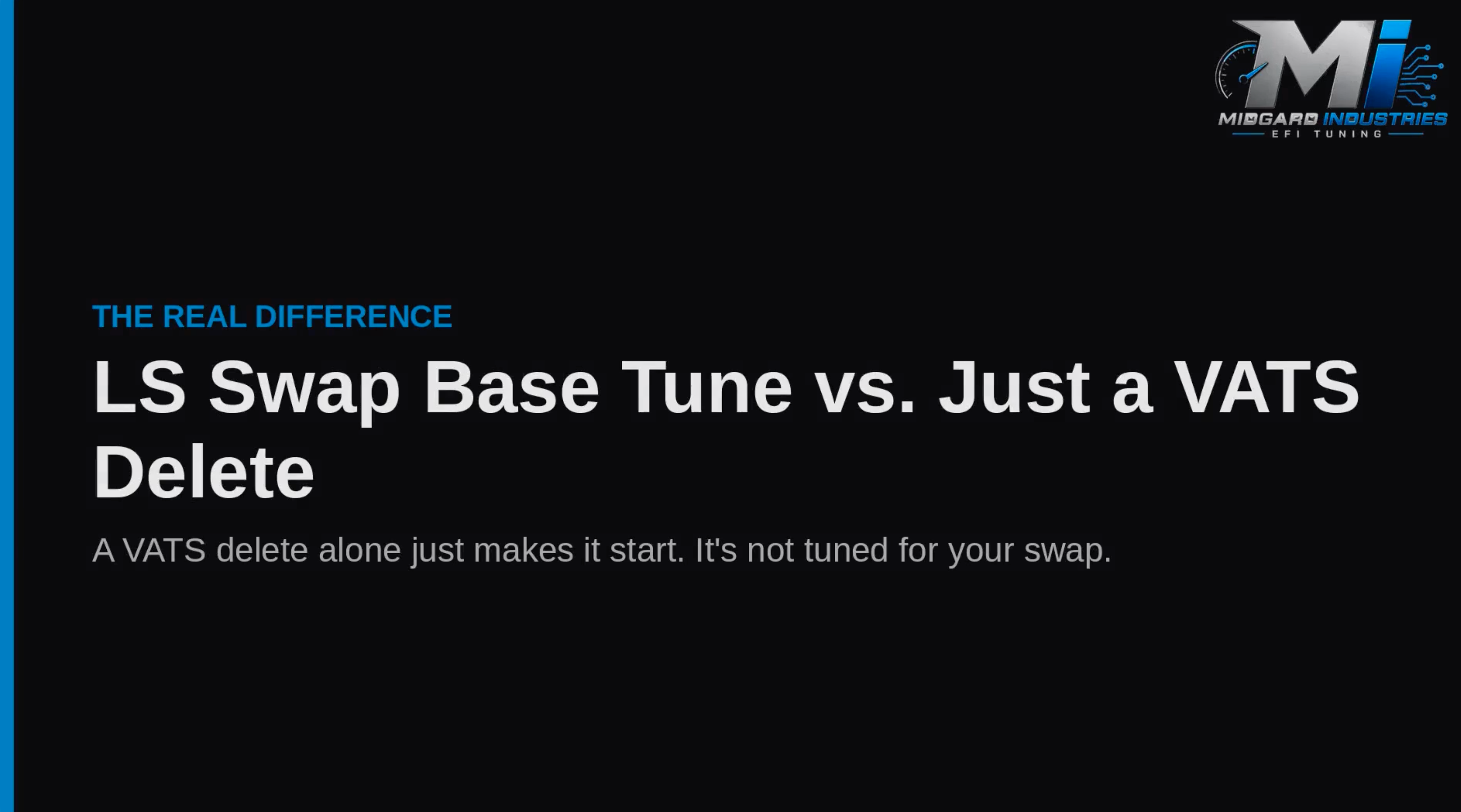 Order your Mail-In LS Swap Base Tune Today!!