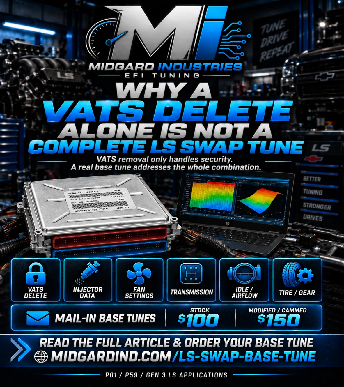 Why a VATS Delete Alone Is Not a Complete LS Swap Tune