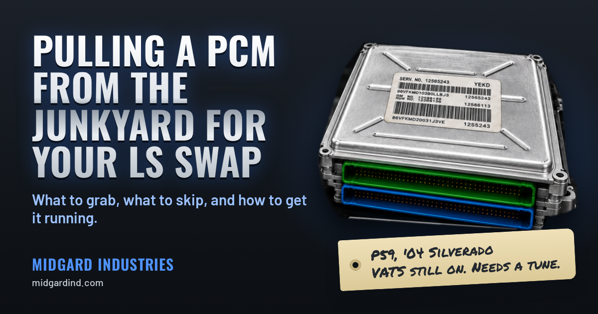 Pulling a PCM From the Junkyard for Your LS Swap: What to Grab and What to Skip