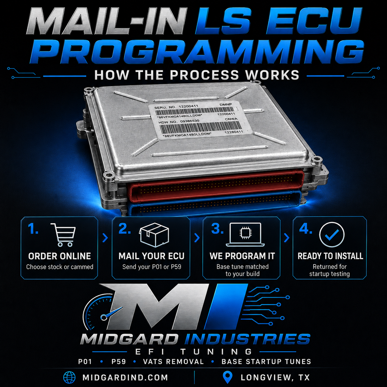 Mail-In LS ECU Programming: How the Process Works