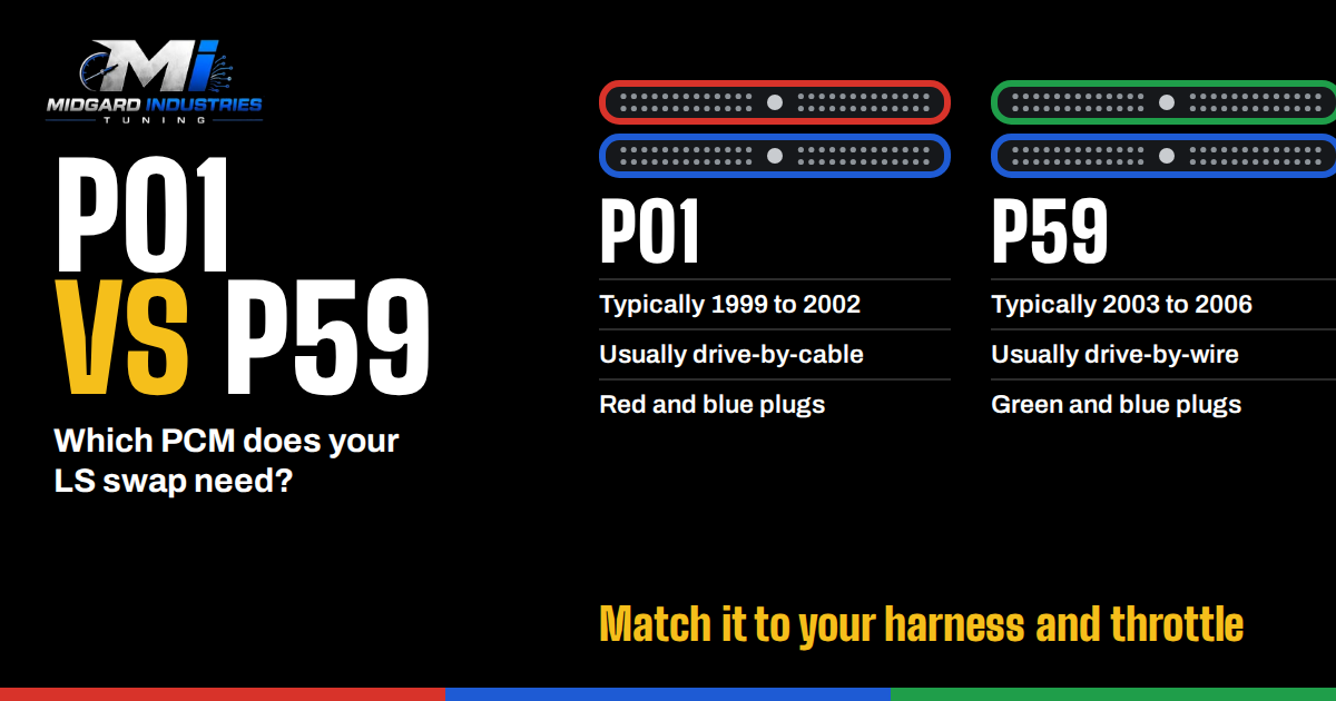 P01 vs. P59: Which PCM Do You Need for Your LS Swap?