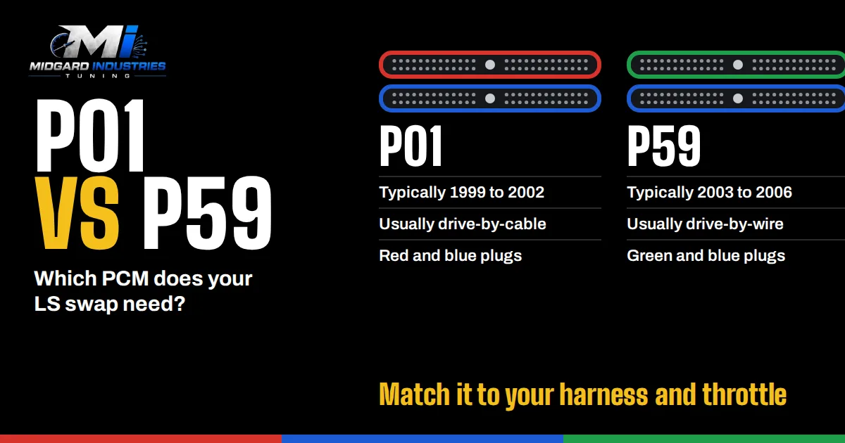 P01 vs. P59: Which PCM Do You Need for Your LS Swap?