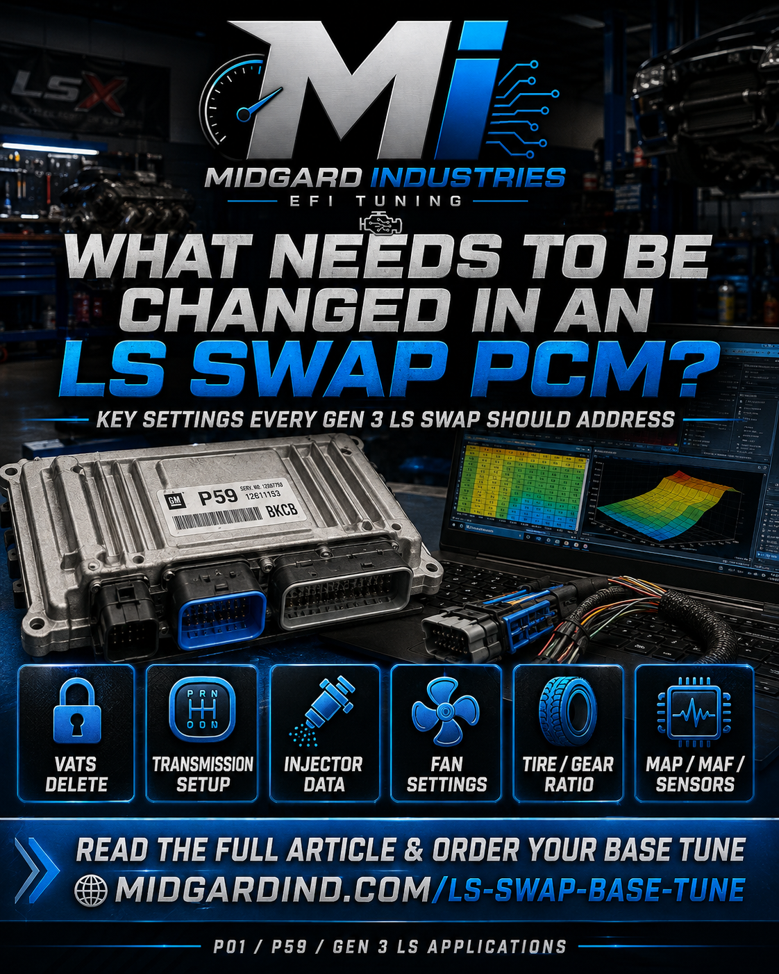 What Needs to Be Changed in an LS Swap PCM?
