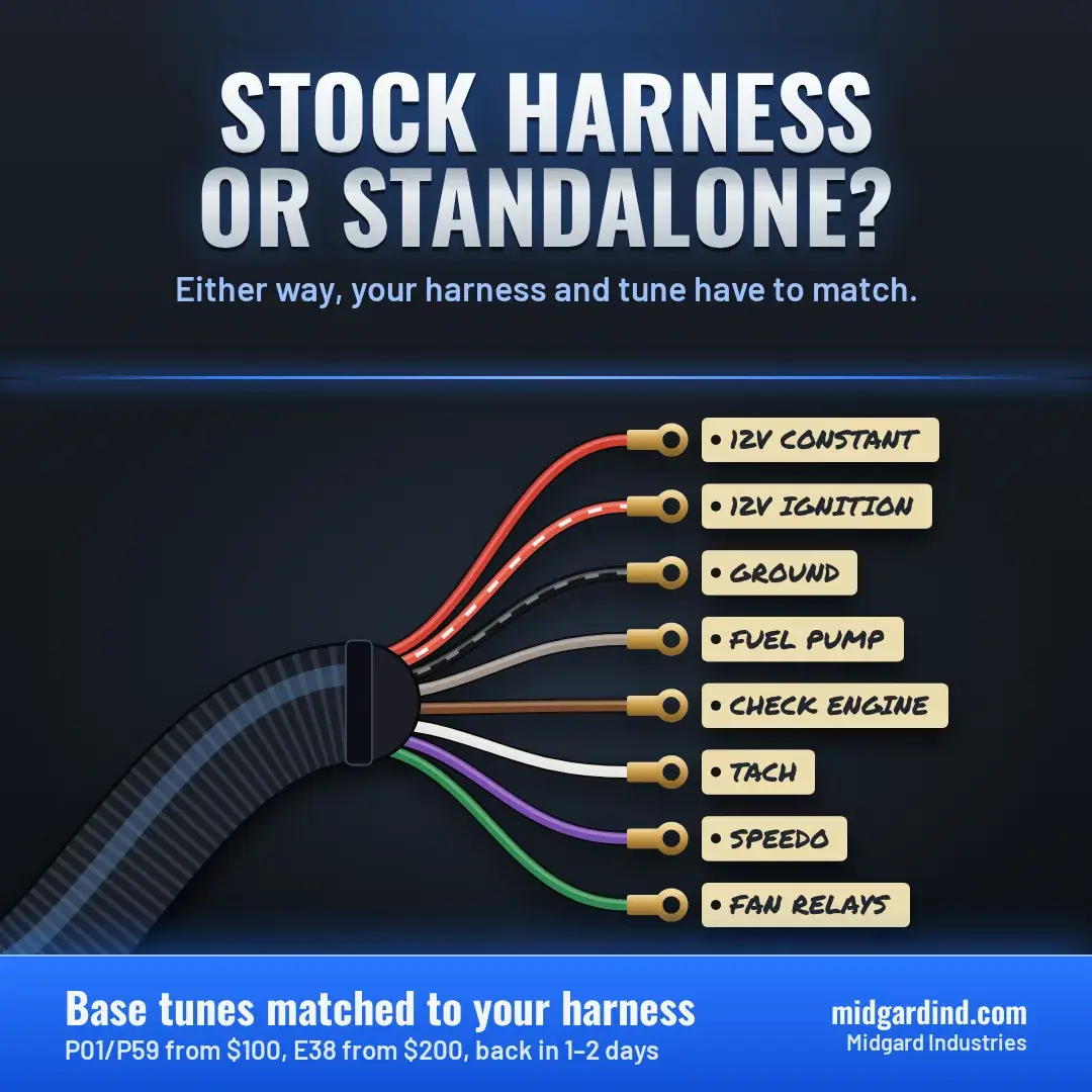 LS Swap Wiring Harness: Stock vs. Standalone, and What It Means for Your Tune