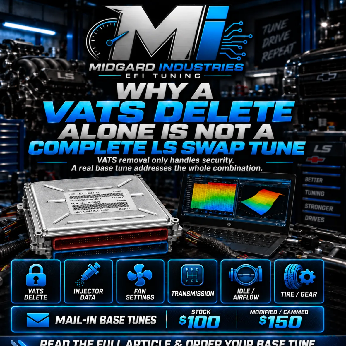 Why a VATS Delete Alone Is Not a Complete LS Swap Tune