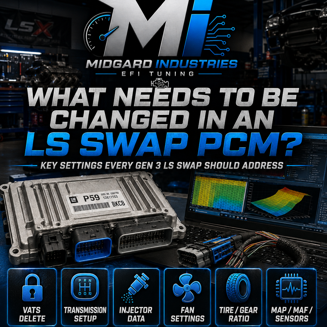 What Needs to Be Changed in an LS Swap PCM?
